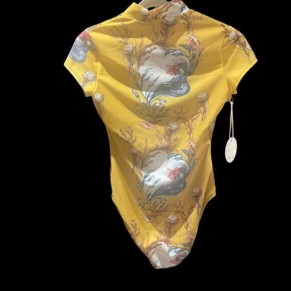 NWT! OLIVE Surf The Bri One Piece Meduse Swimsuit - XS - Picture 3 of 14